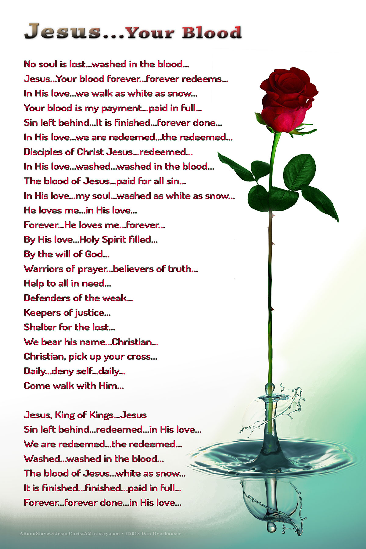 Jesus...Your Blood